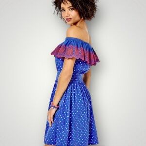 NWT Lilly Pulitzer Kalama Off-The-Shoulder Smocked Dress